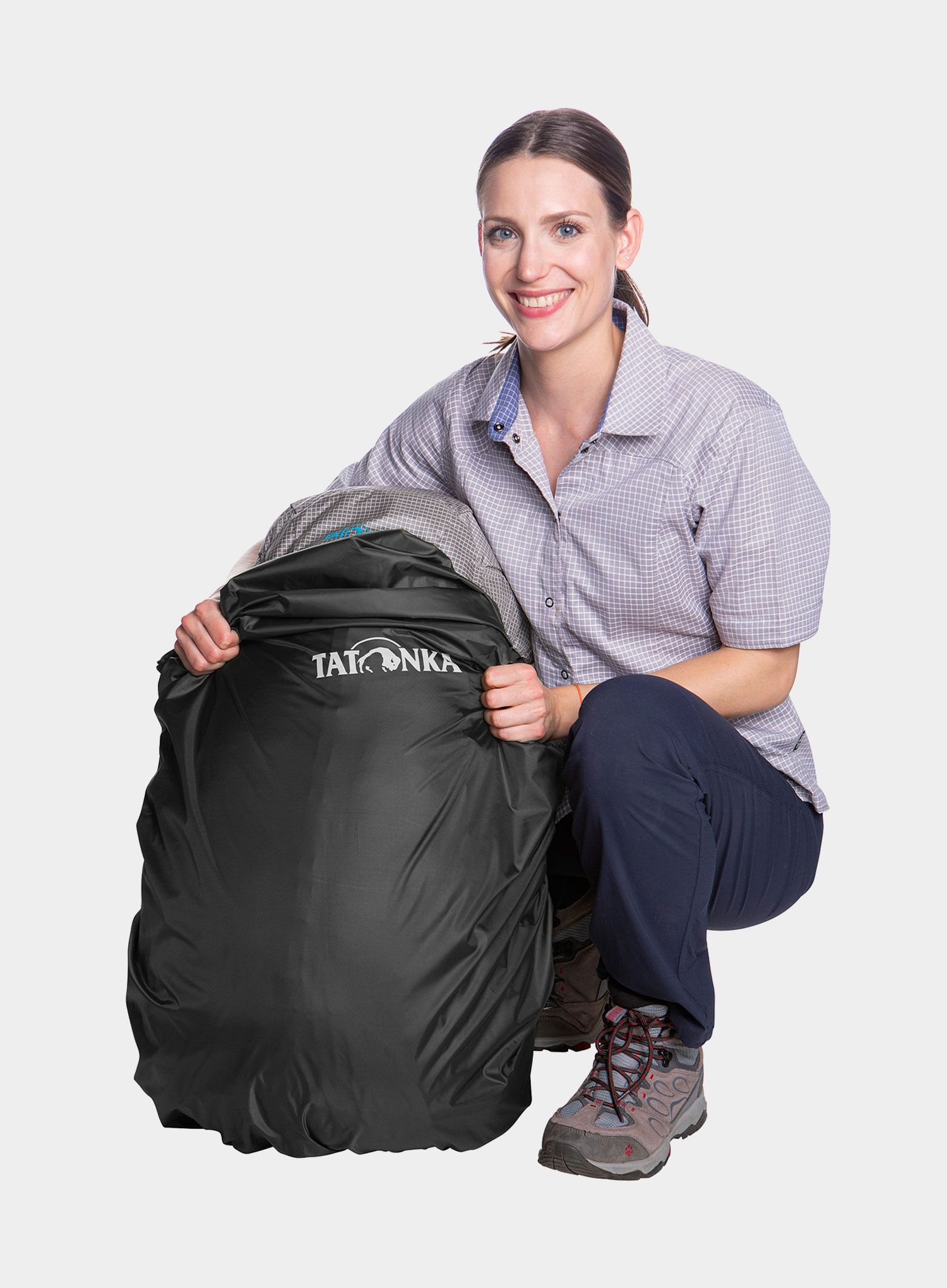 Pláštěnka na batoh Tatonka Rain Cover 40-55 - black