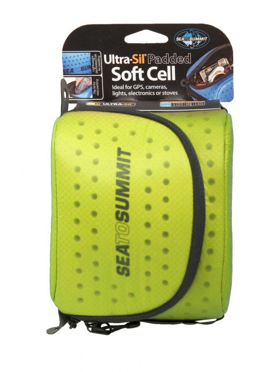 Pouzdro Sea To Summit Ultra Sil Padded Soft Cell - lime