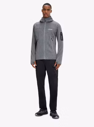 Fleecová mikina Berghaus Pravitale MTN 2.0 Hooded Jacket - granite/cavern