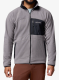 Fleecová mikina Columbia Fast Trek Overlay Full Zip - city grey/black