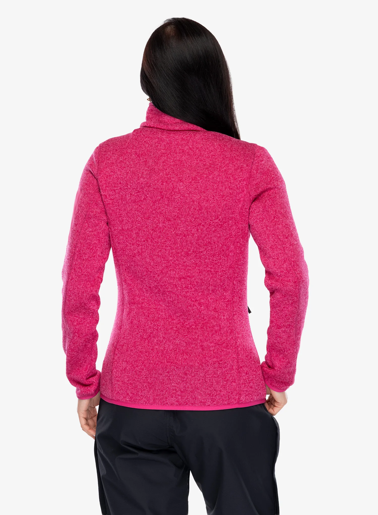 Fleecová mikina dámská CMP Haze Jacket Knitted - magenta/lighter