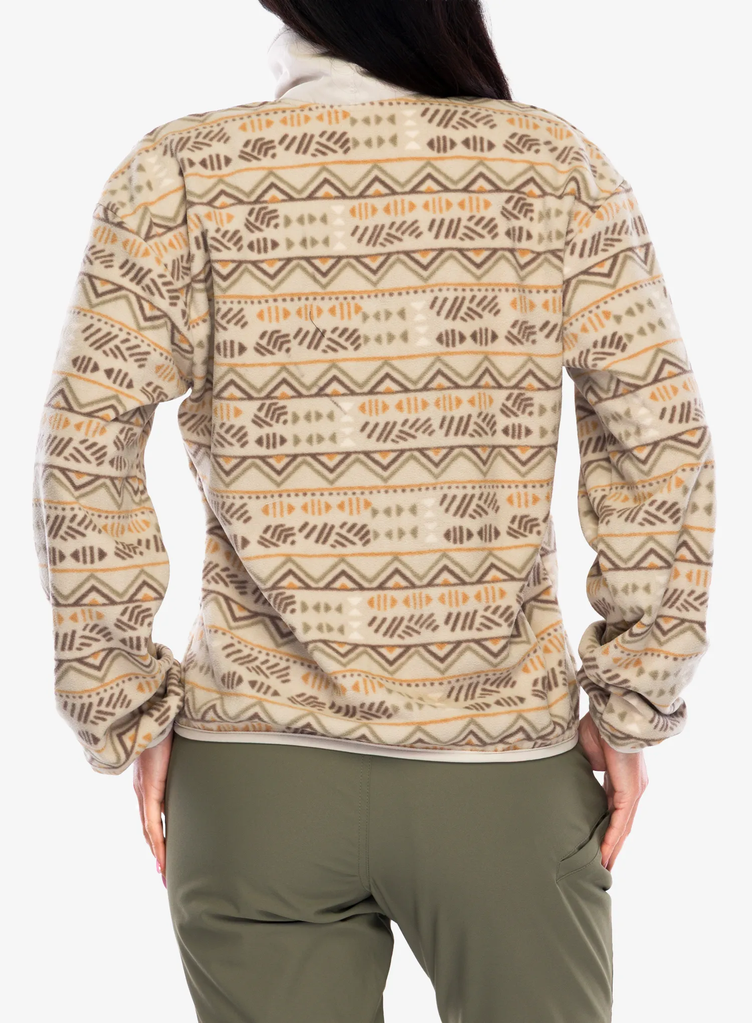 Fleecová mikina dámská Columbia Sequoia Grove Printed Half Zip - dark stone horizons