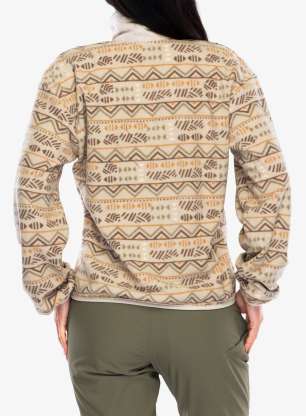 Fleecová mikina dámská Columbia Sequoia Grove Printed Half Zip - dark stone horizons