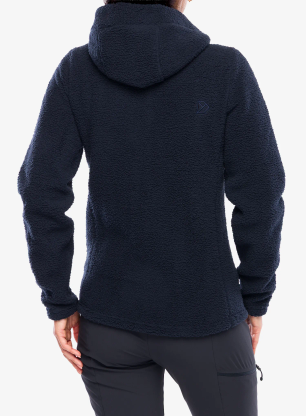 Fleecová mikina dámská Didriksons Anniken Full Zip 2 - dark night blue