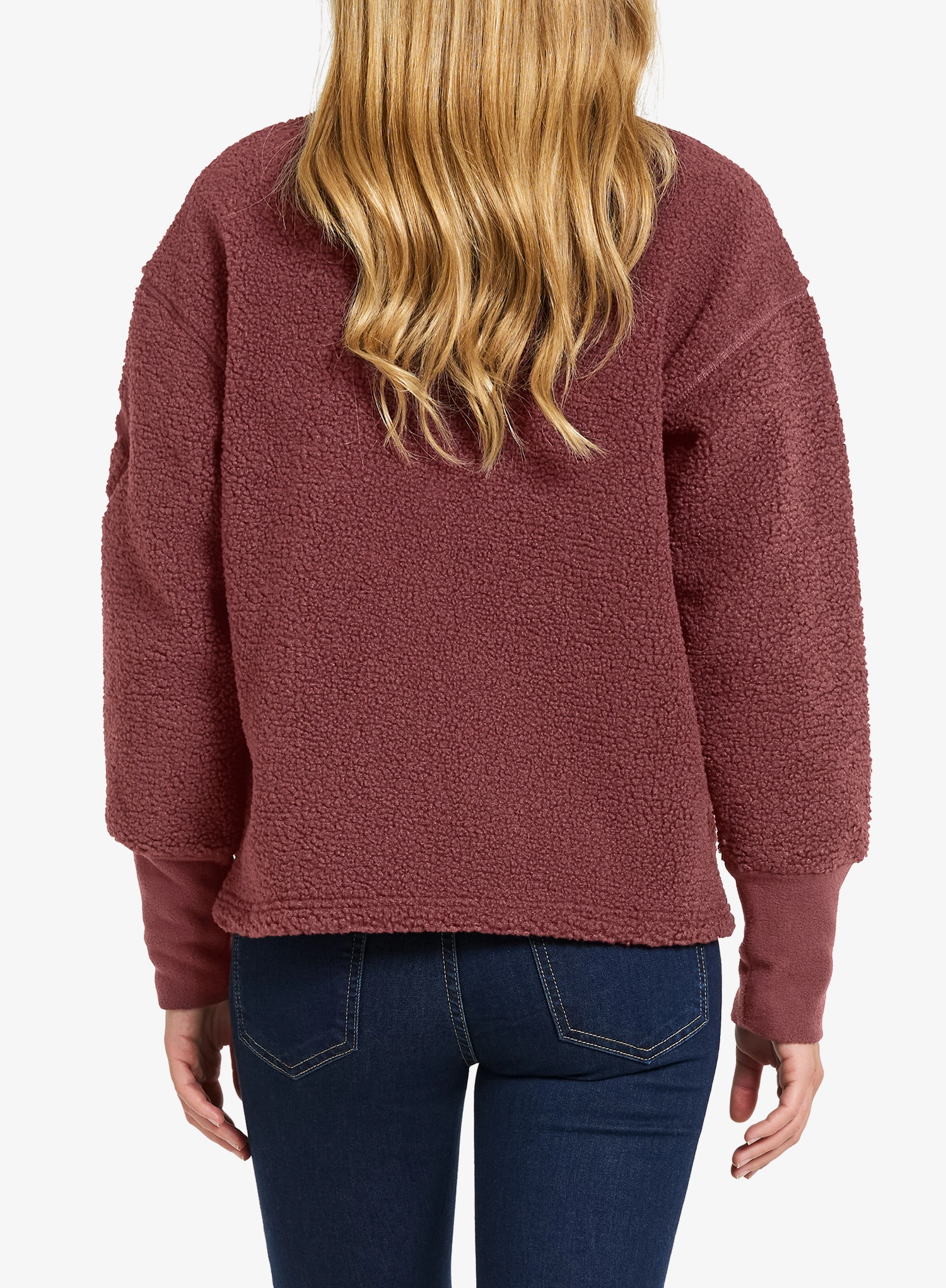 Fleecová mikina dámská Didriksons Mella Full Zip 3 - old rust