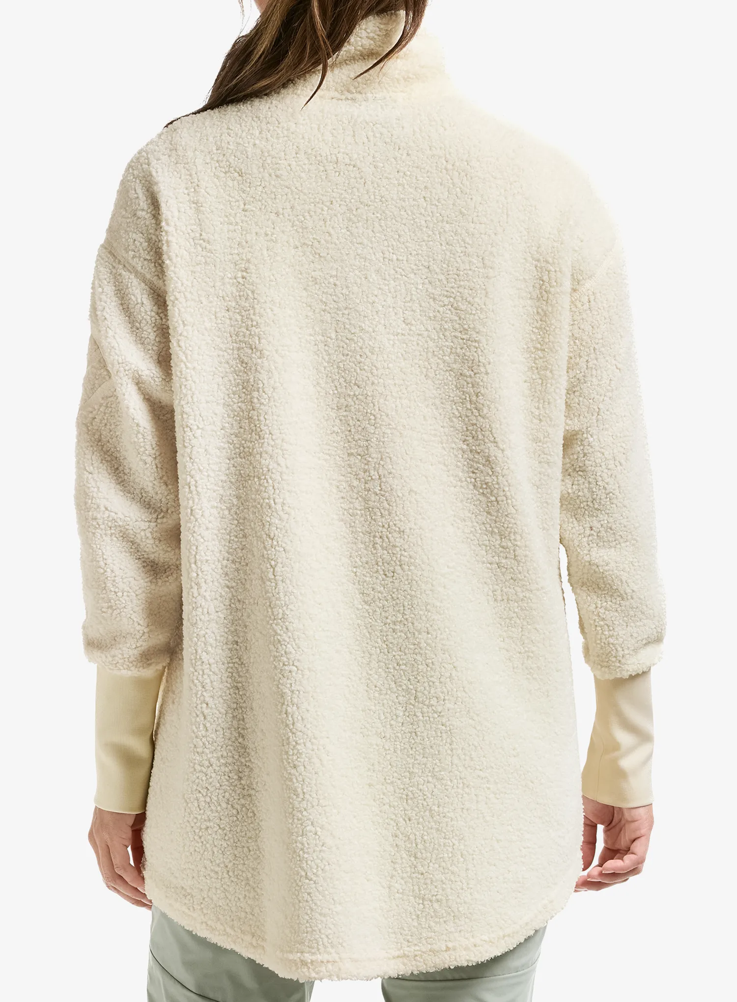 Fleecová mikina dámská Didriksons Sally Full Zip 2 - white foam