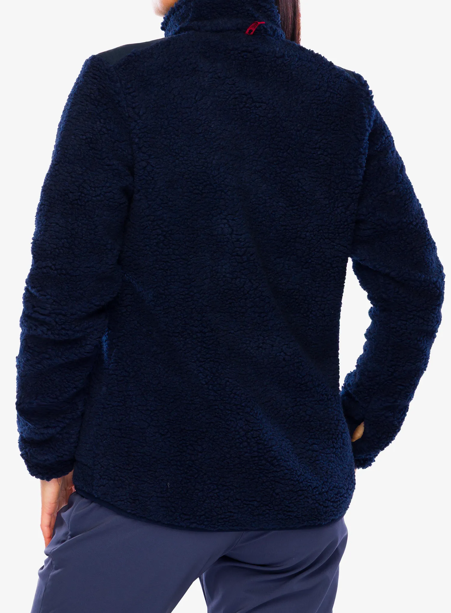 Fleecová mikina dámská Dovre Teddy Fleece Merino Wool - navy