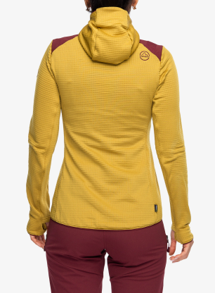 Fleecová mikina dámská La Sportiva Lucendro Thermal Hoody - savana/redwood