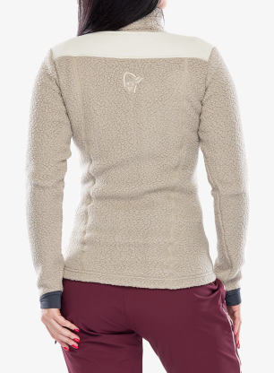 Fleecová mikina dámská Norrona Trollveggen Thermal Pro Jacket - winter twig