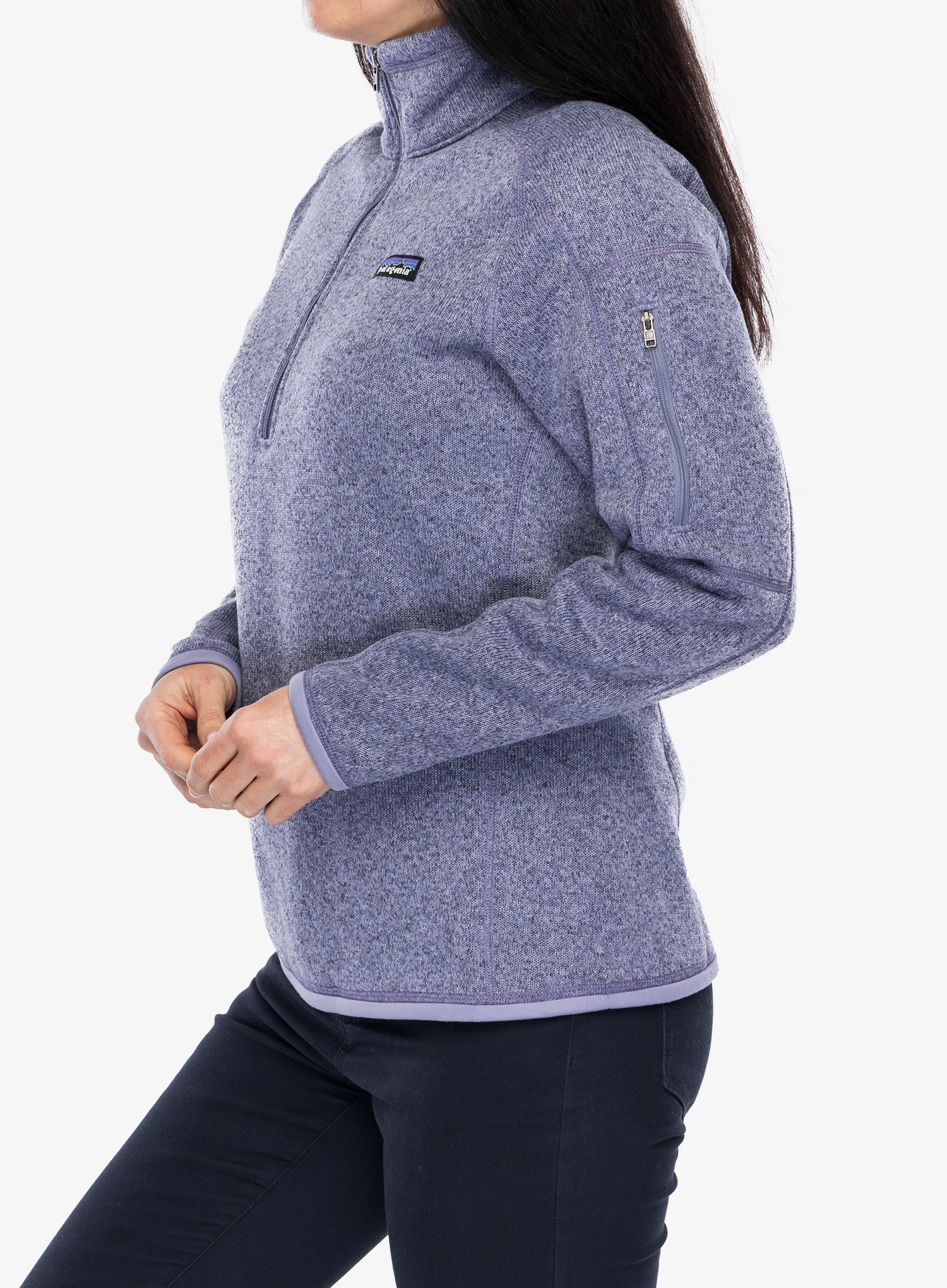 Fleecová mikina dámská Patagonia Better Sweater 1/4 Zip - concrete purple