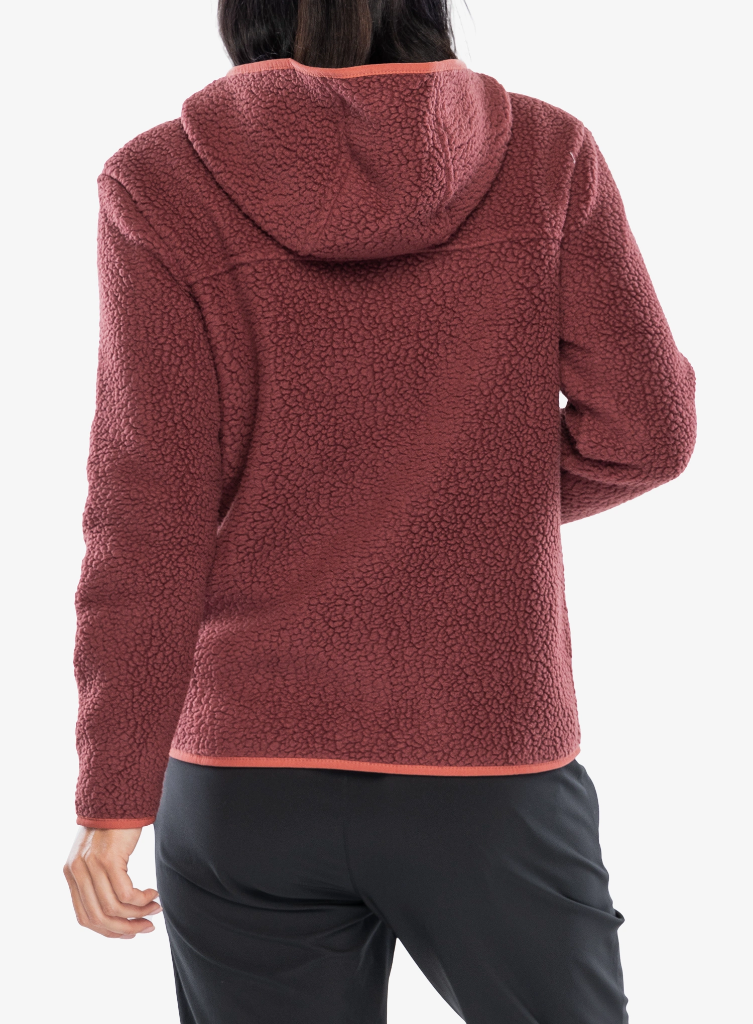 Fleecová mikina dámská Patagonia Retro Pile Hoody - sequoia red