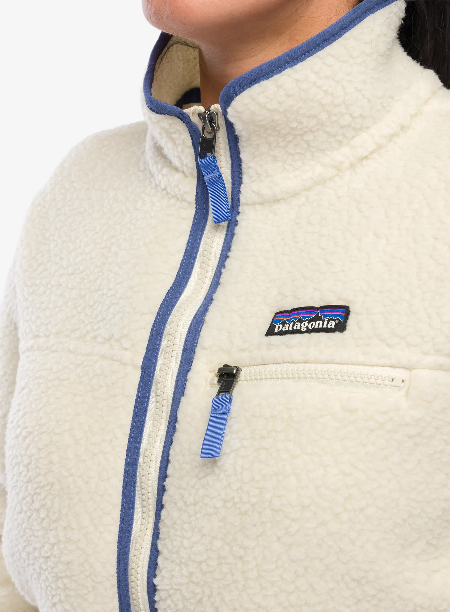 Fleecová mikina dámská Patagonia Retro Pile Jacket - natural