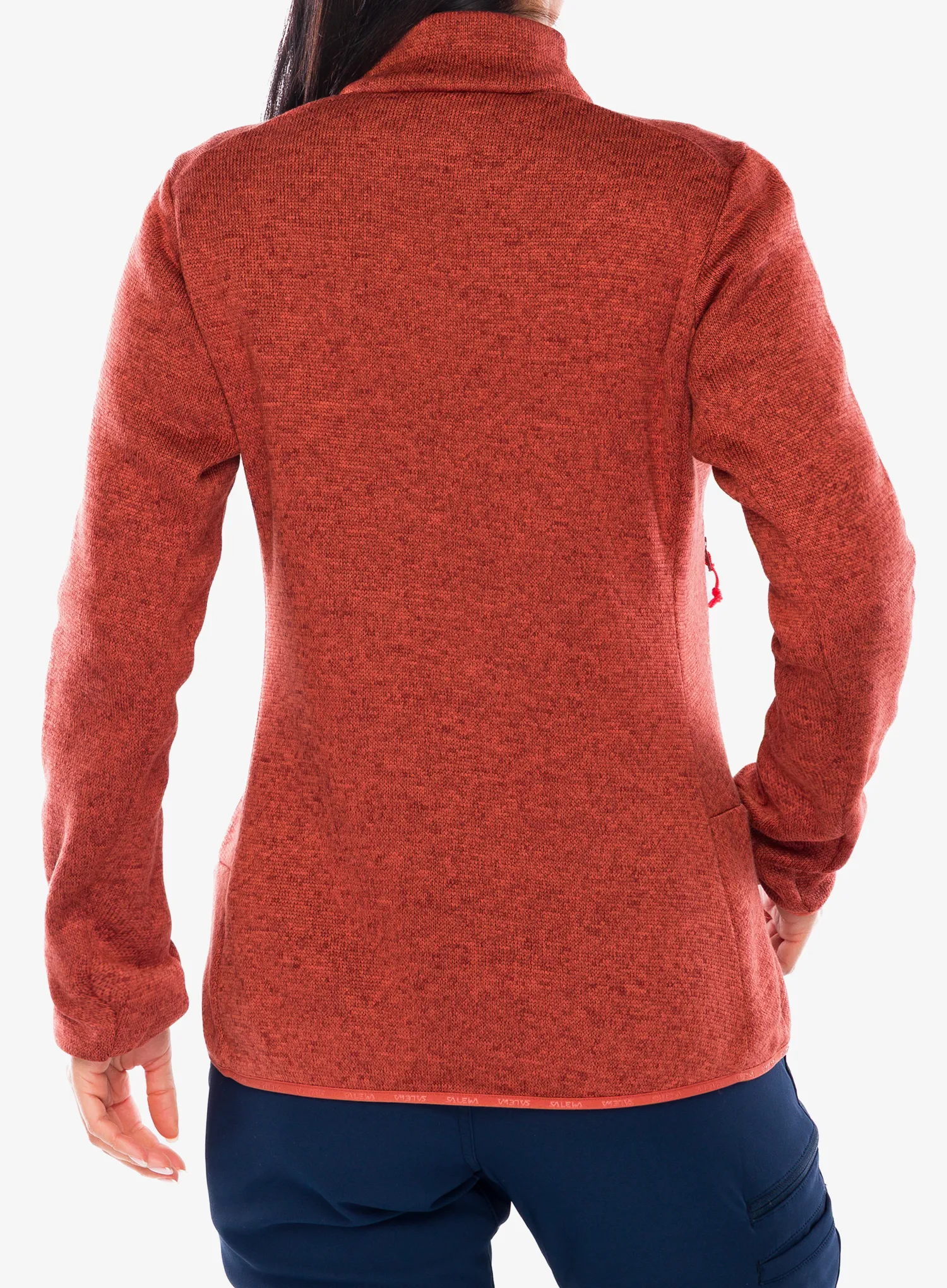 Fleecová mikina dámská Salewa Puez Rocca PL Jacket - etruscan red