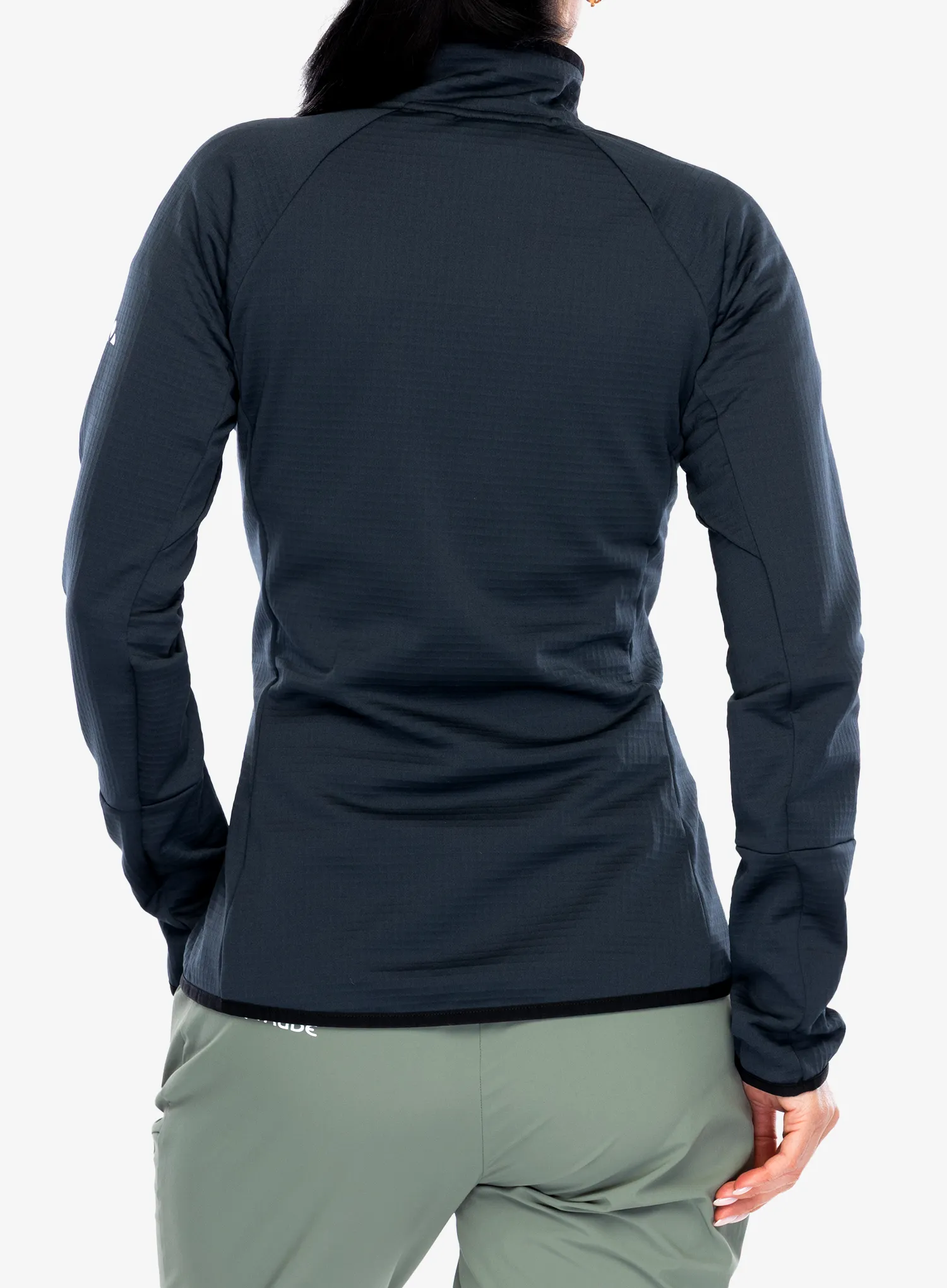 Fleecová mikina dámská Vaude Monviso Fleece FZ Jacket II - black/black
