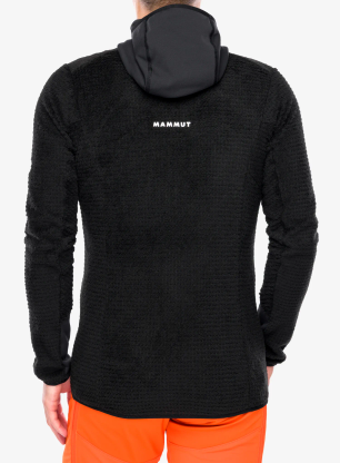 Fleecová mikina Mammut Eiger Nordwand Pro ML Air Hooded Jacket - black