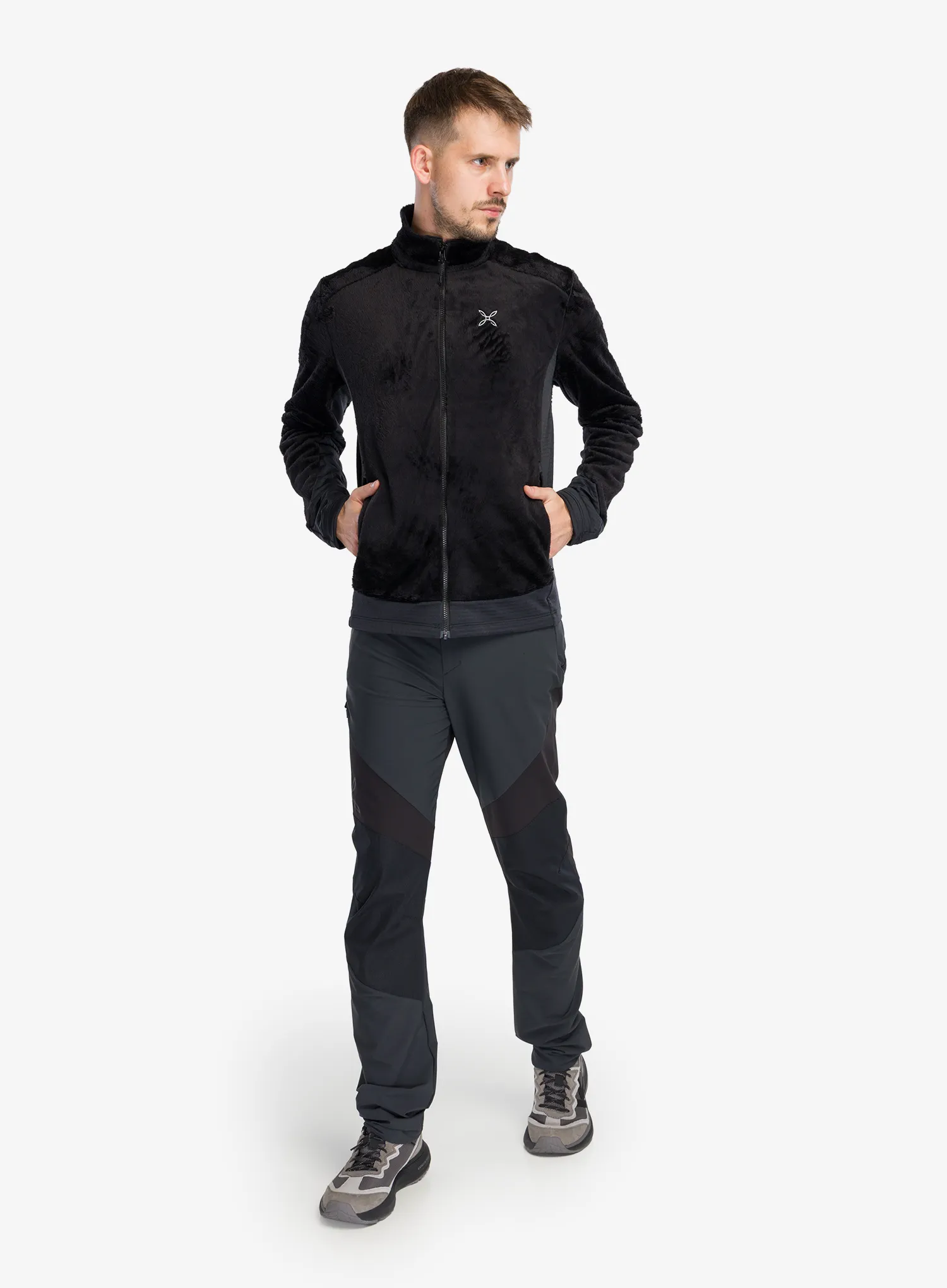 Fleecová mikina Montura Polar 2 Jacket - black