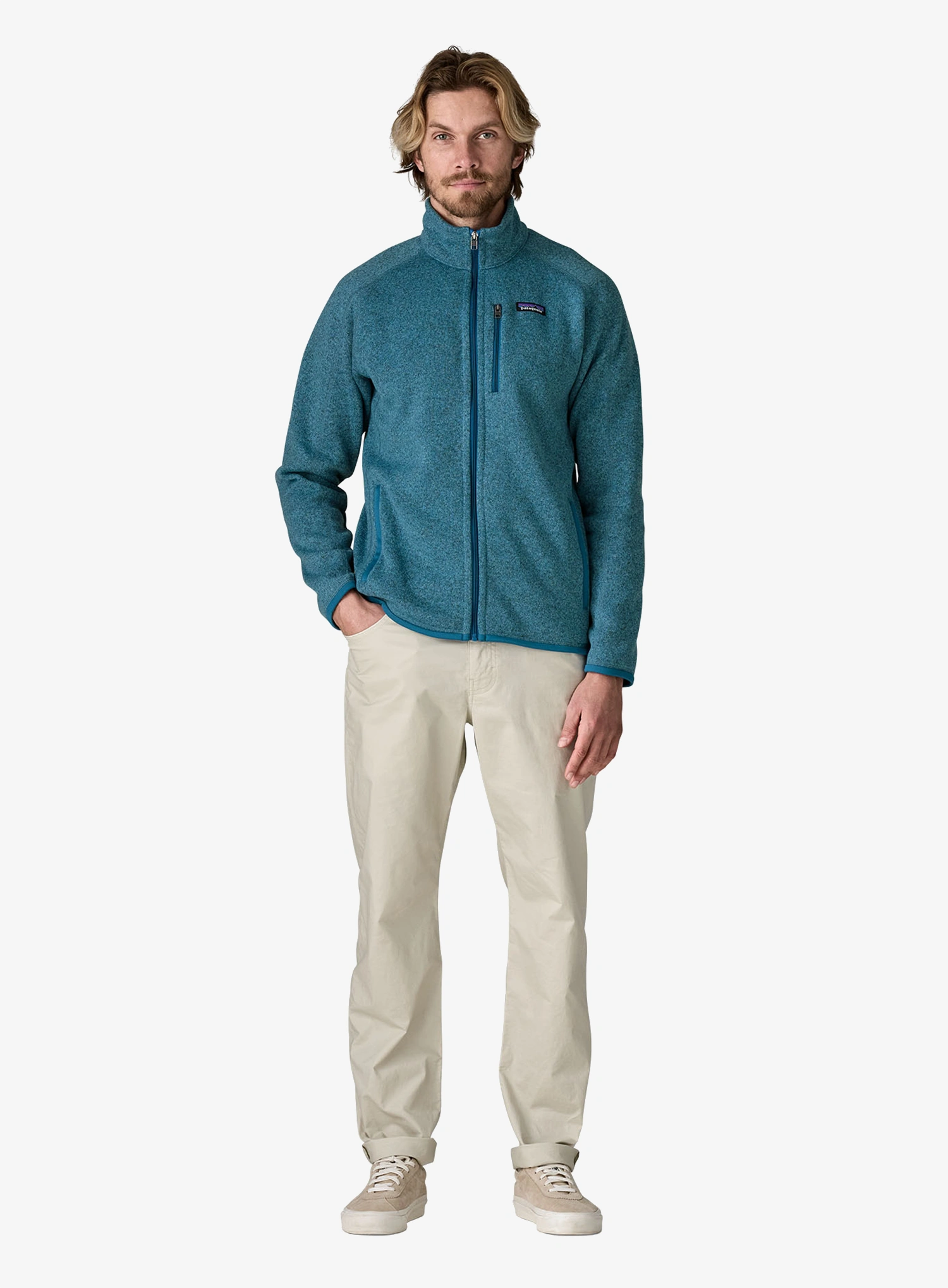 Fleecová mikina Patagonia Better Sweater Jacket - aquatic blue