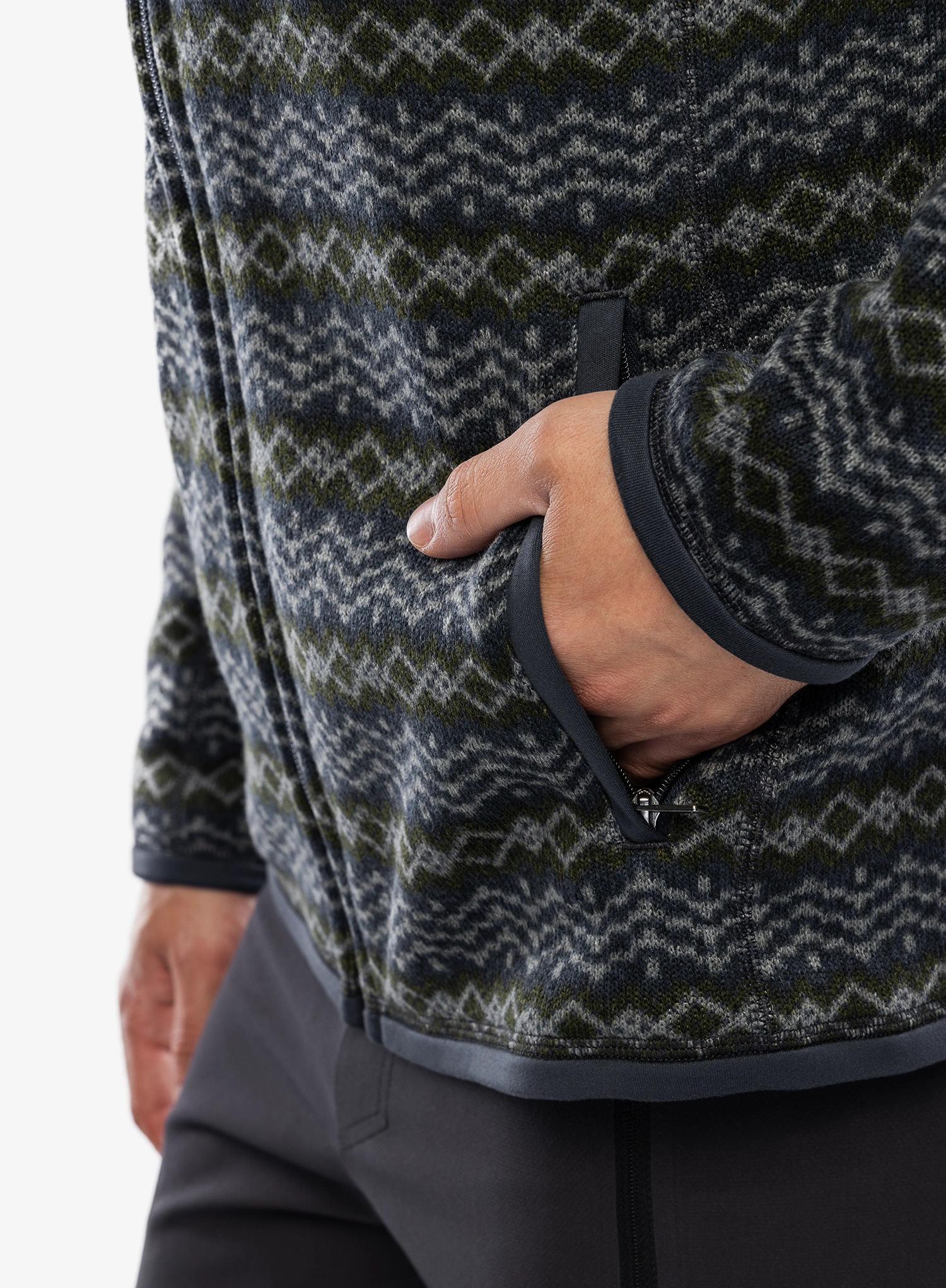 Fleecová mikina Patagonia Better Sweater Jacket - woven together/smolder blue