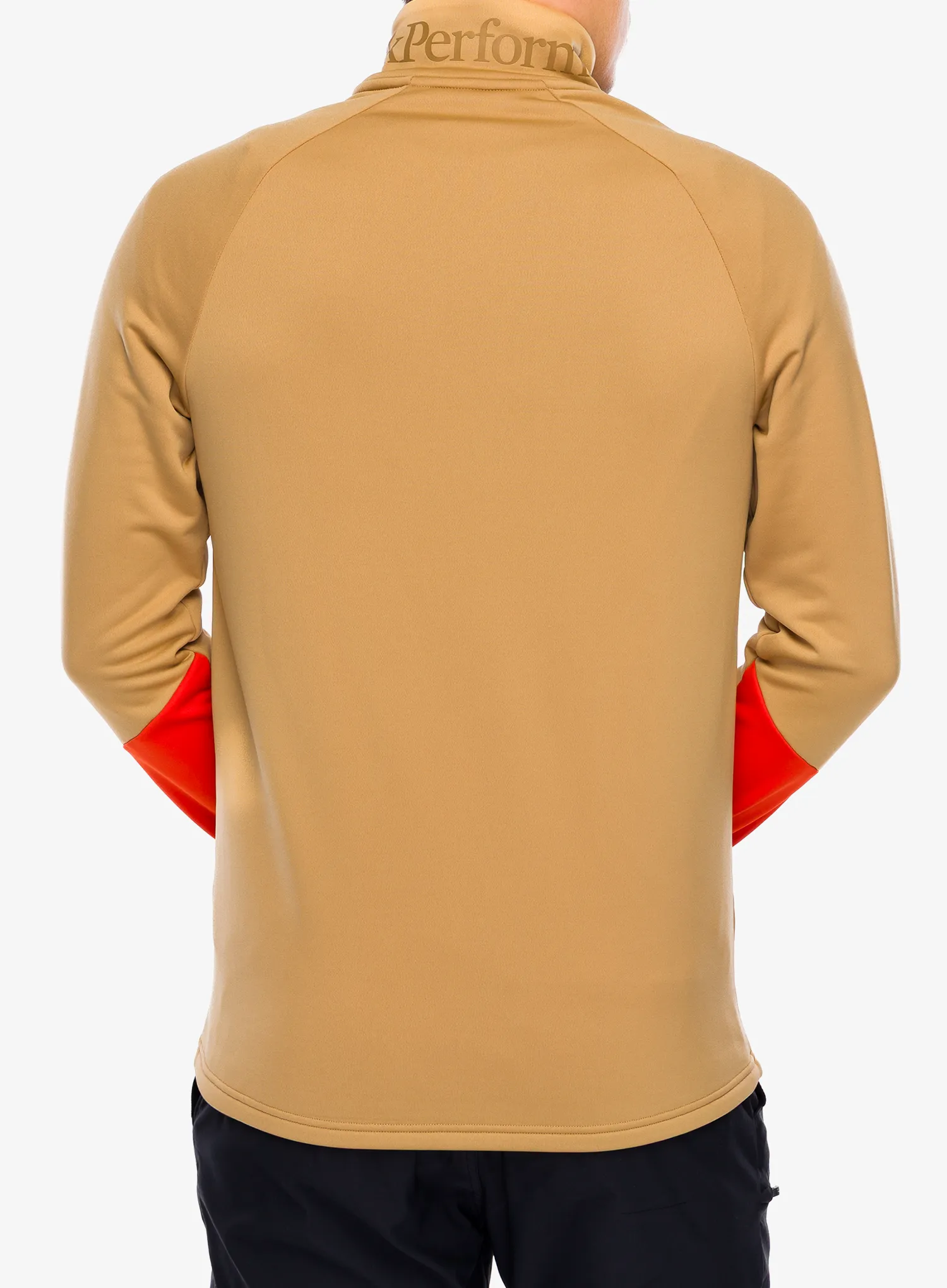 Fleecová mikina Peak Performance Rider Essentials Zip Jacket - sierra sand/solar burst