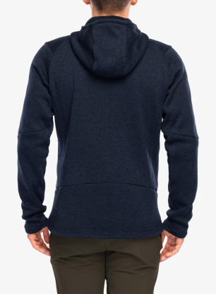 Fleecová mikina Salewa Puez Rocca Pl Hooded Jacket - navy blazer