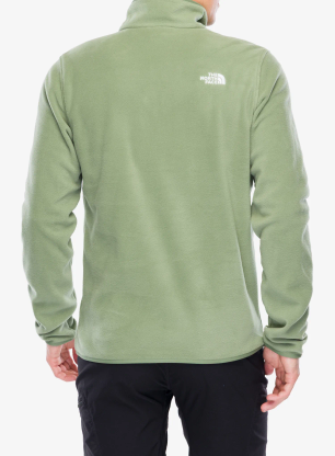 Fleecová mikina The North Face Glacier Fleece 1/4 Zip Jacket - bark mist