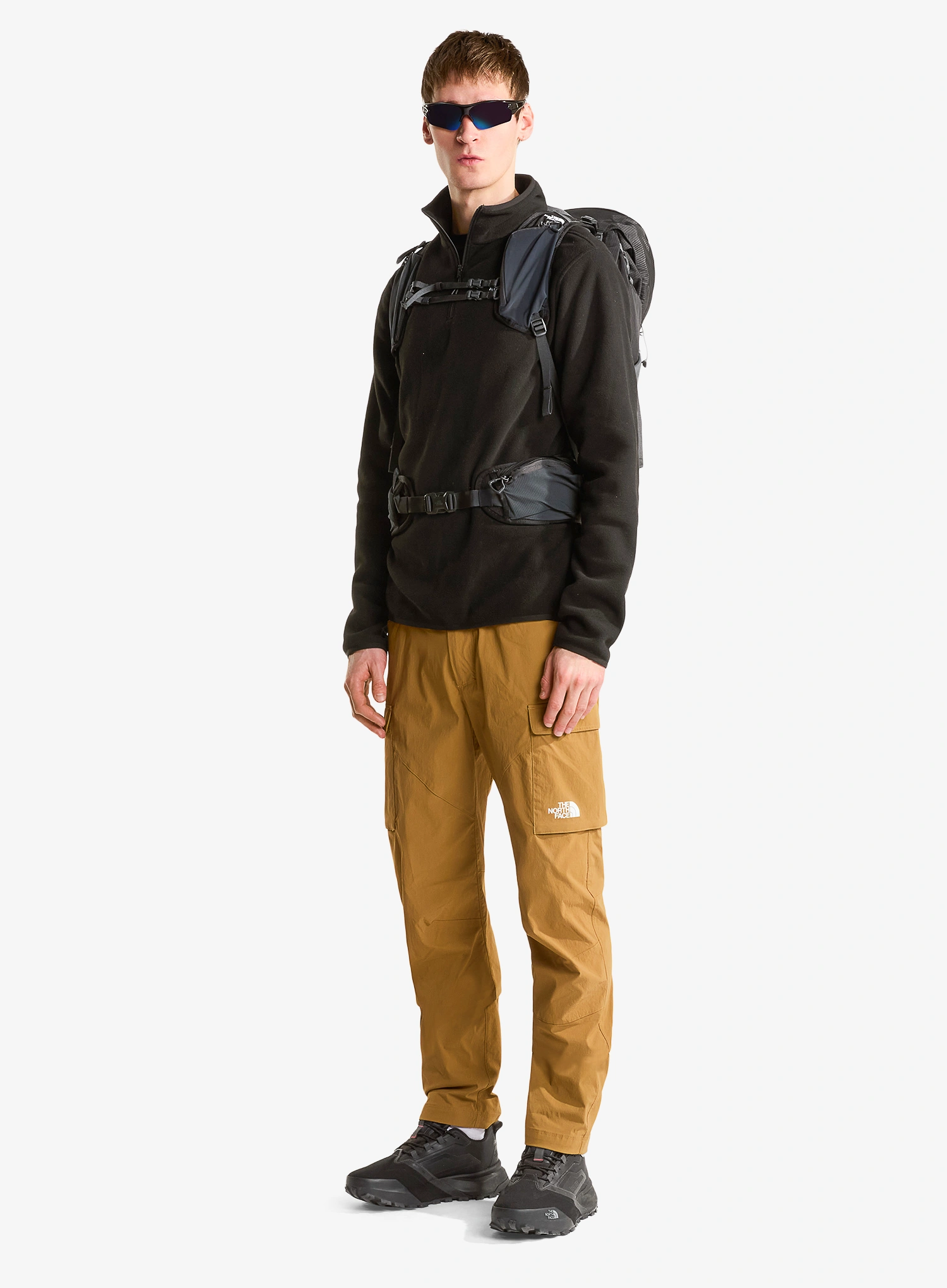 Fleecová mikina The North Face Glacier Fleece 1/4 Zip Jacket - tnf black