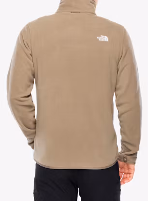 Fleecová mikina The North Face Glacier Fleece Jacket - mocha brown