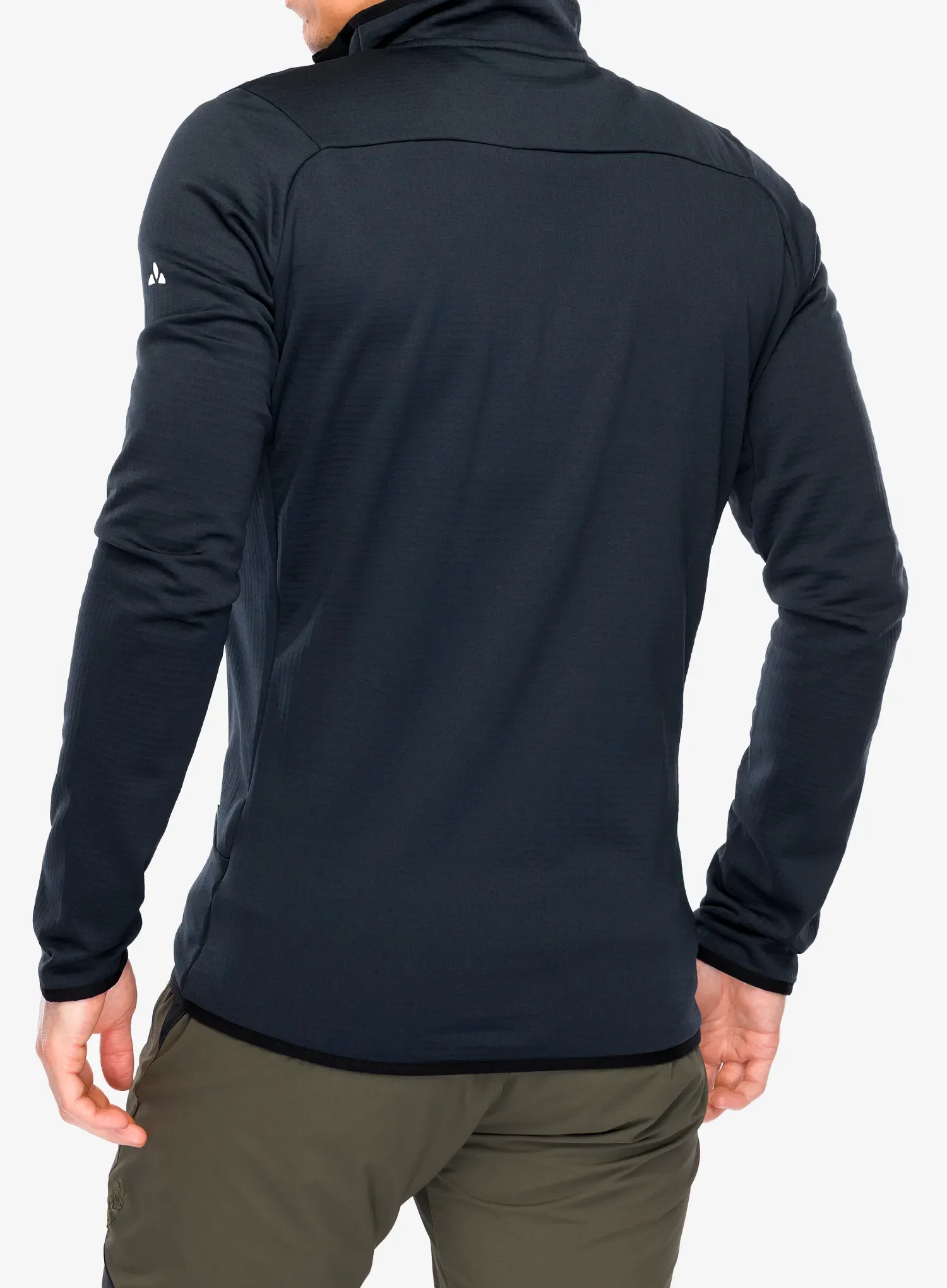 Fleecová mikina Vaude Monviso Fleece FZ Jacket II - black