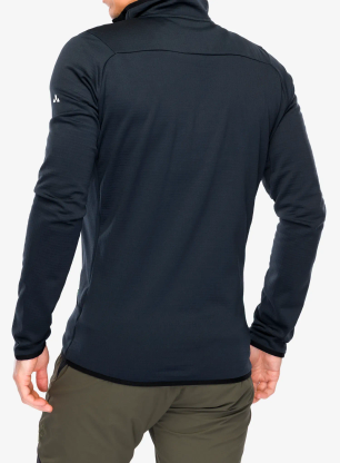 Fleecová mikina Vaude Monviso Fleece FZ Jacket II - black
