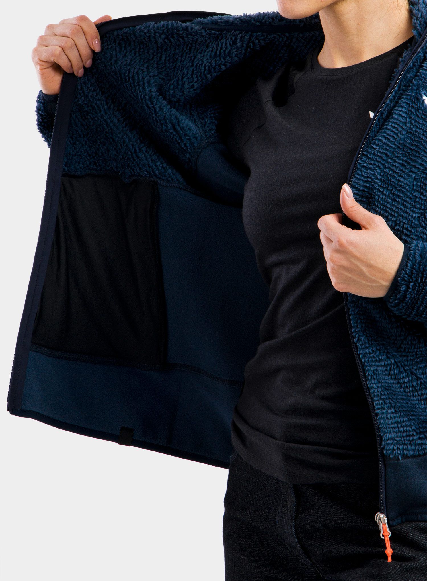 Dámská fleecová bunda Salewa Tognazza Jacket - dark denim
