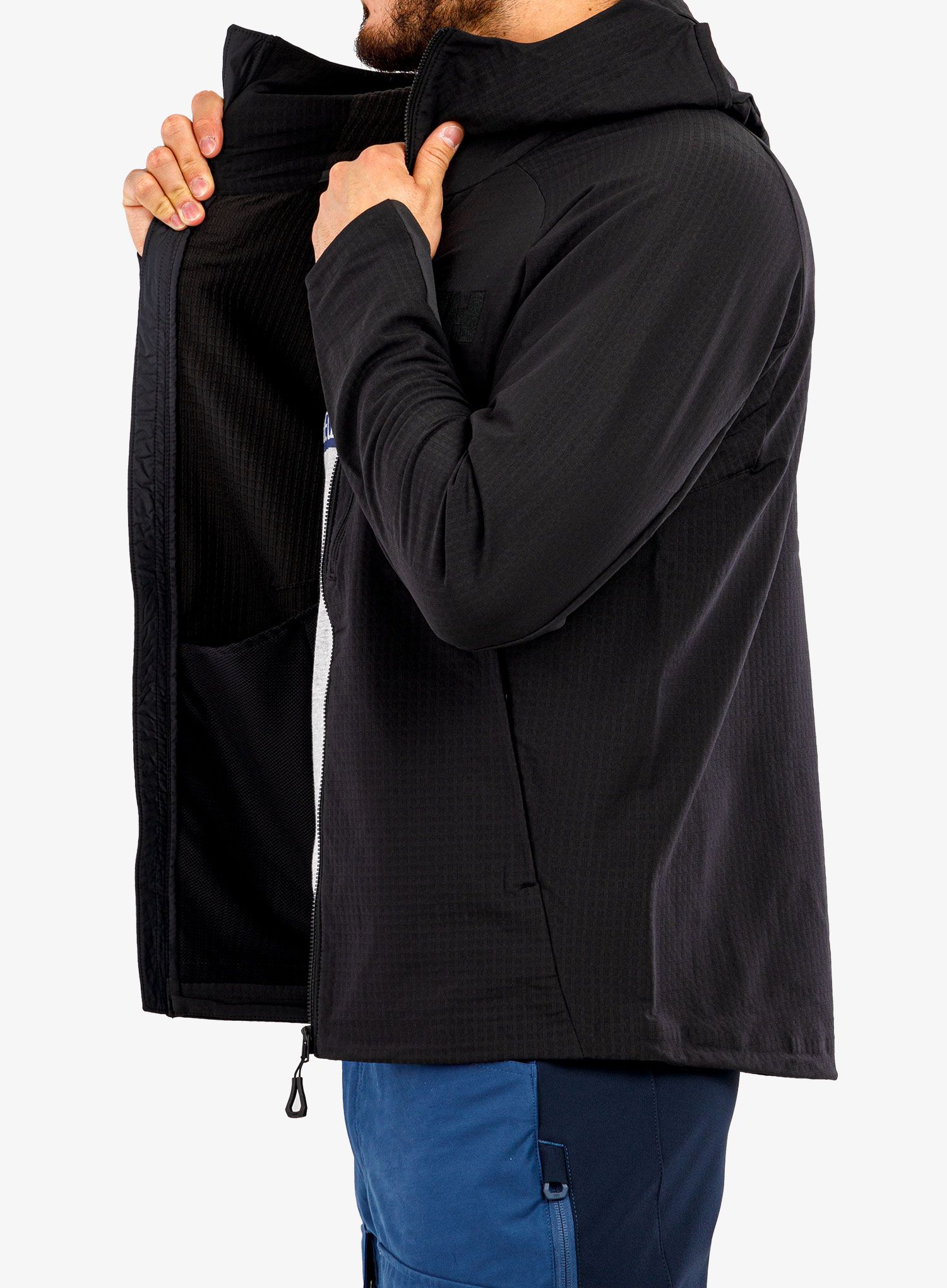 Fleecová bunda Helly Hansen Odin Pro Shield Fleece Jacket - black