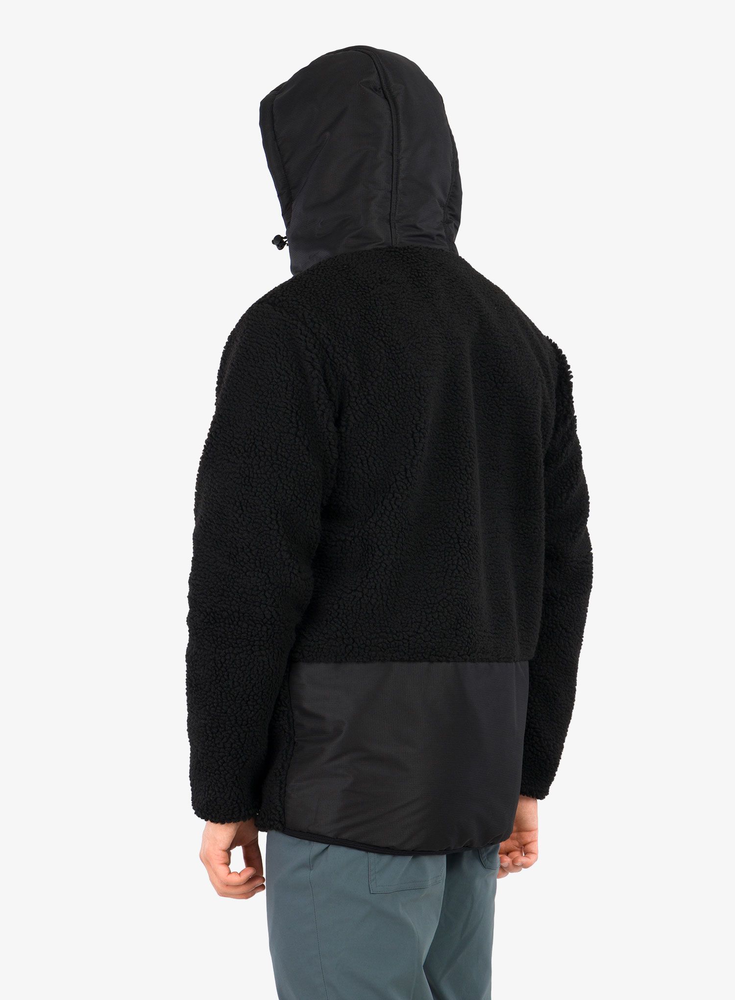 Bunda Majesty Anorak Fleece - black