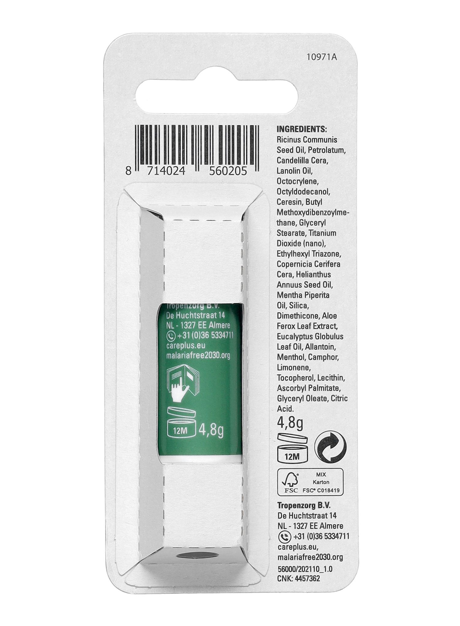 Pomadka Care Plus Sun Protection Lipstick SPF 30 4,8g