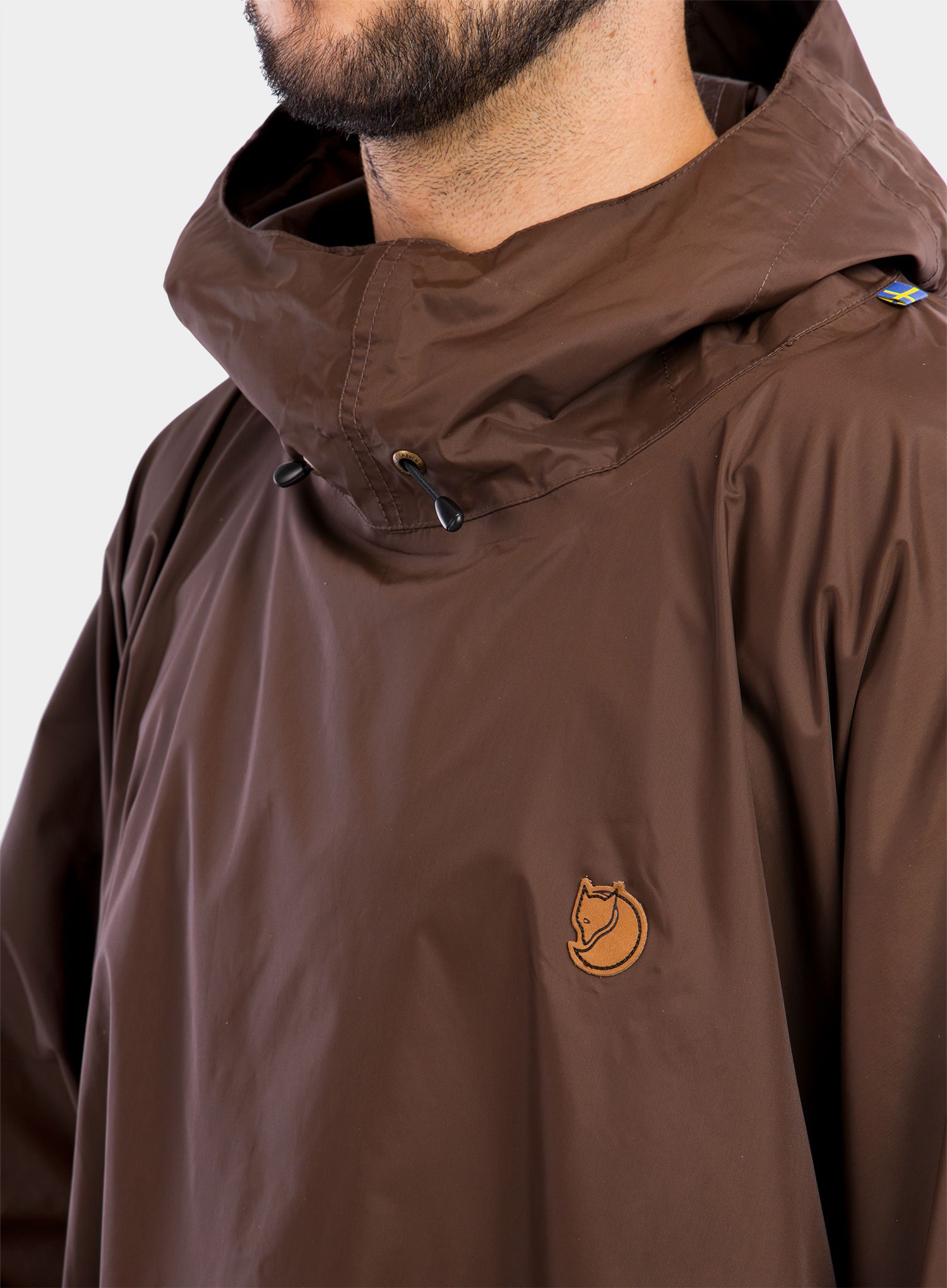 Pončo Fjallraven Poncho - dark olive