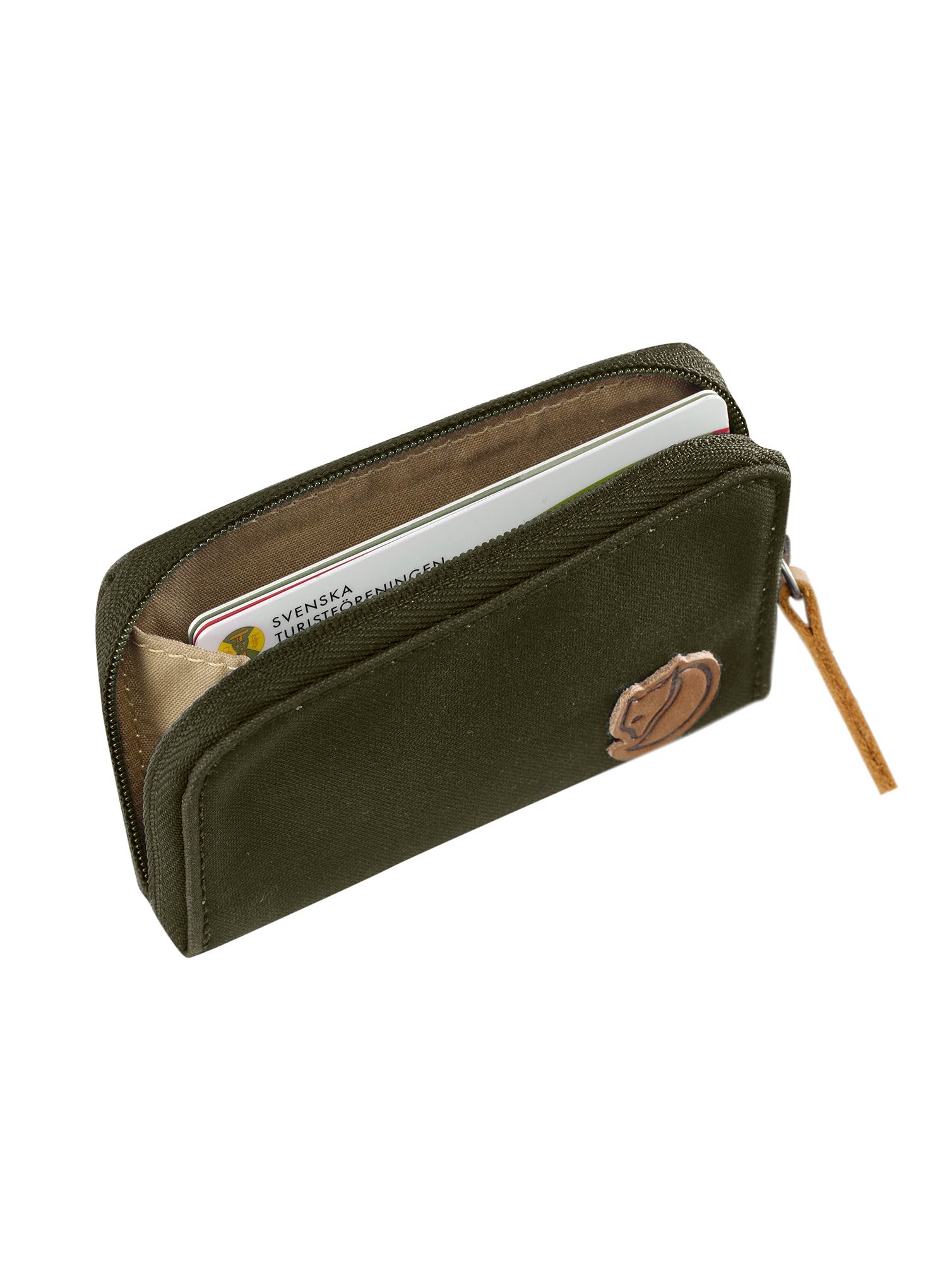Peněženka Fjallraven Zip Card Holder - dark olive