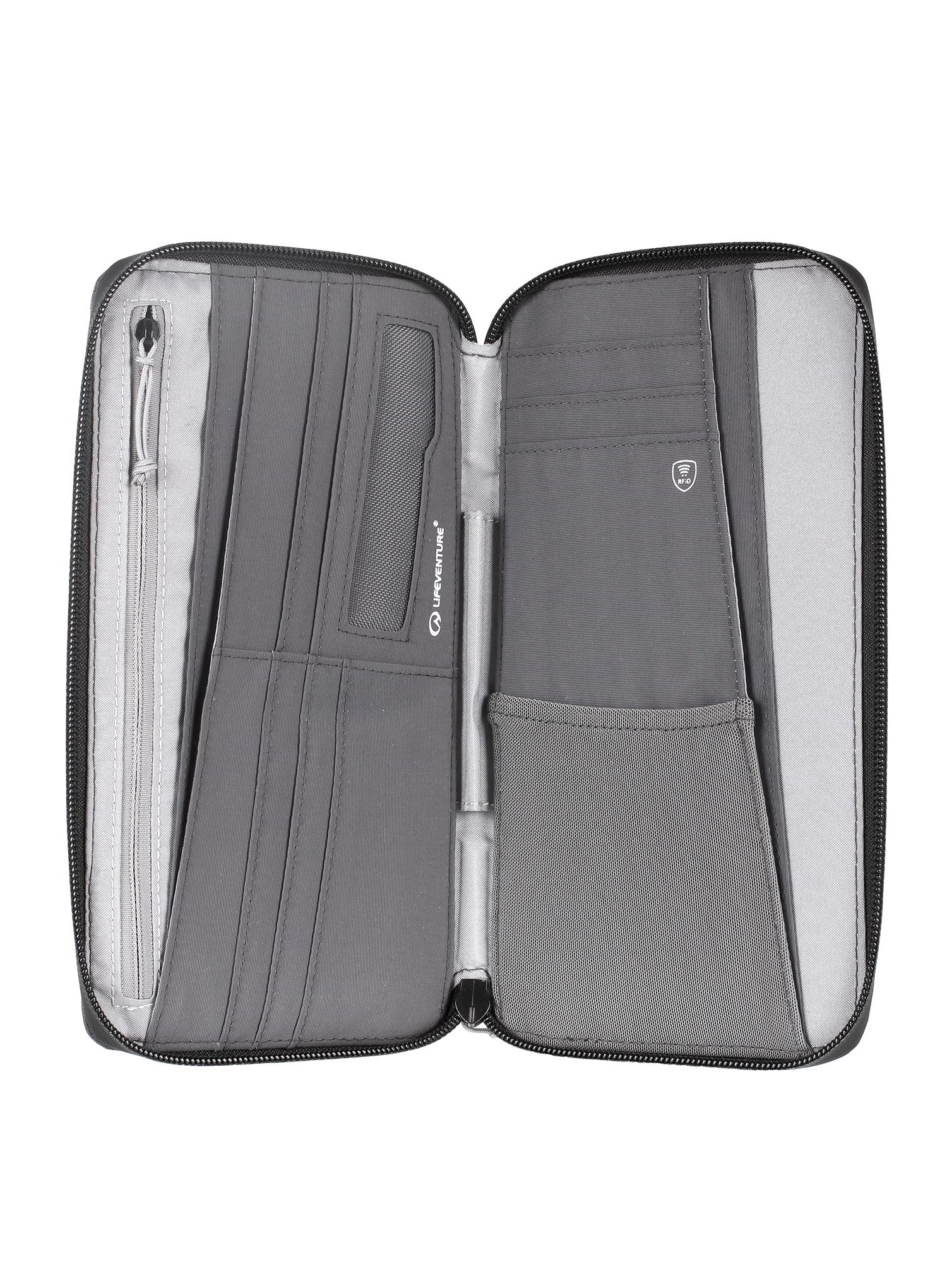Cestovní peněženka Lifeventure Recycled RFiD Travel Wallet - grey