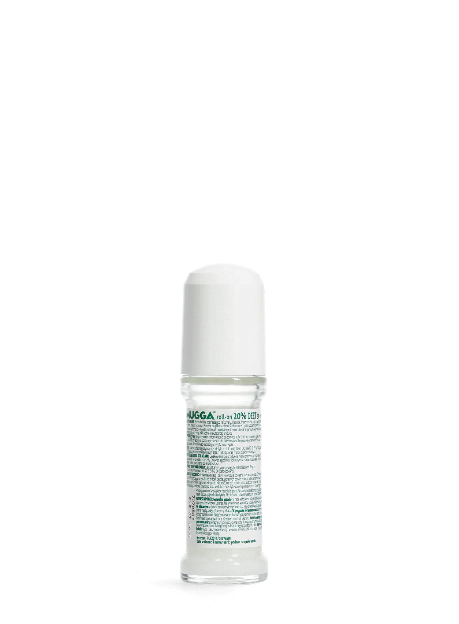 Repelent proti hmyzu MUGGA Roll-On 20% 50ml