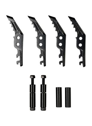 Přední hroty maček Blue Ice Front Points Harfang Tech - black