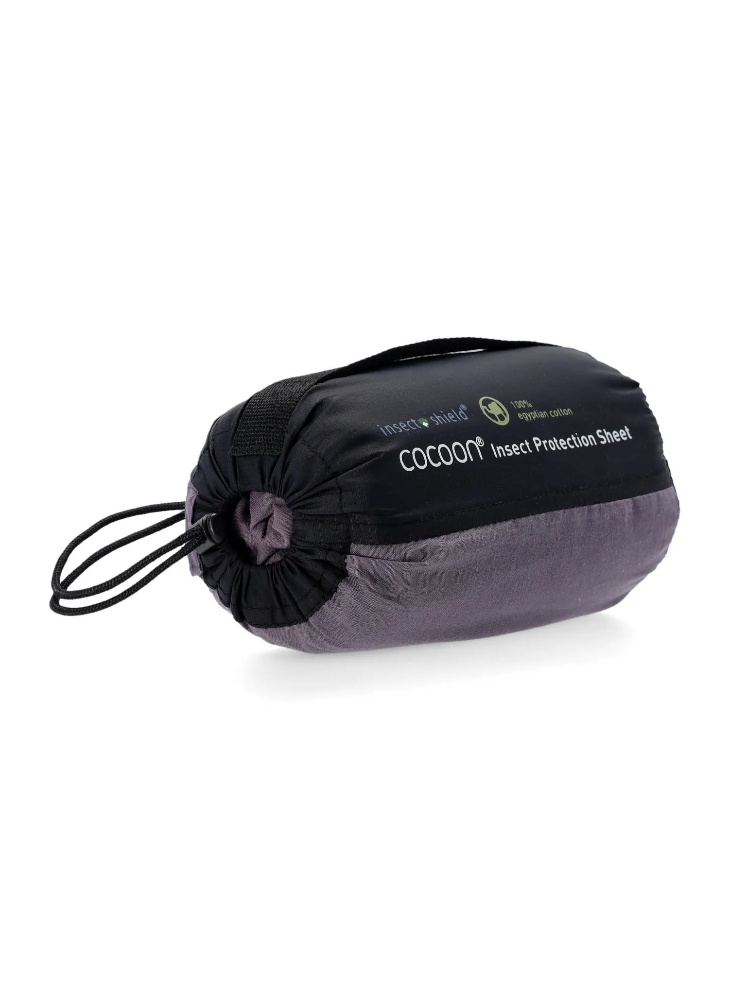 Prostěradlo Cocoon Protection Sheet - Insect Shield - elephant grey/grey