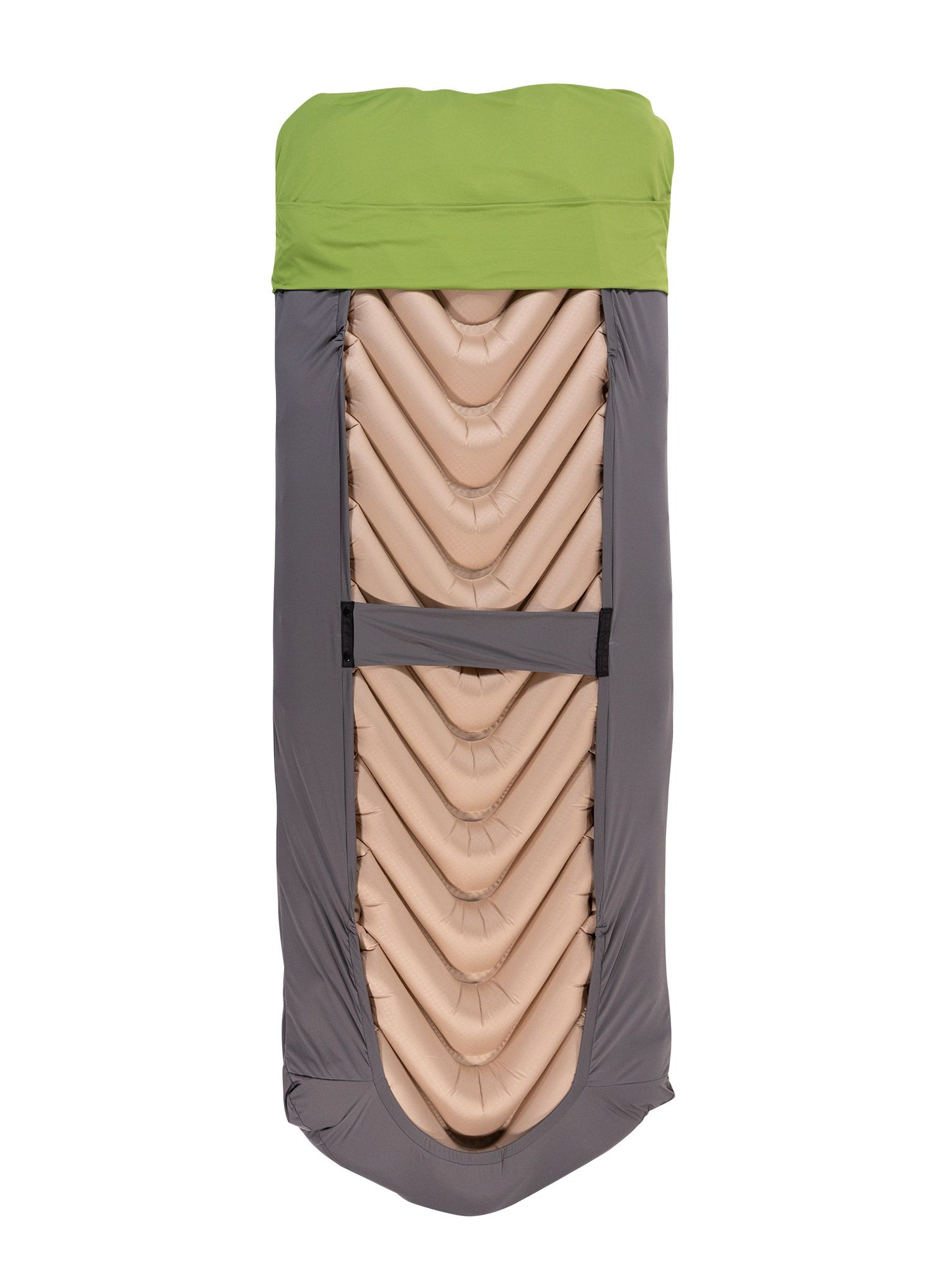 Prostěradlo Klymit Luxe V Sheet Pad Cover - green/grey