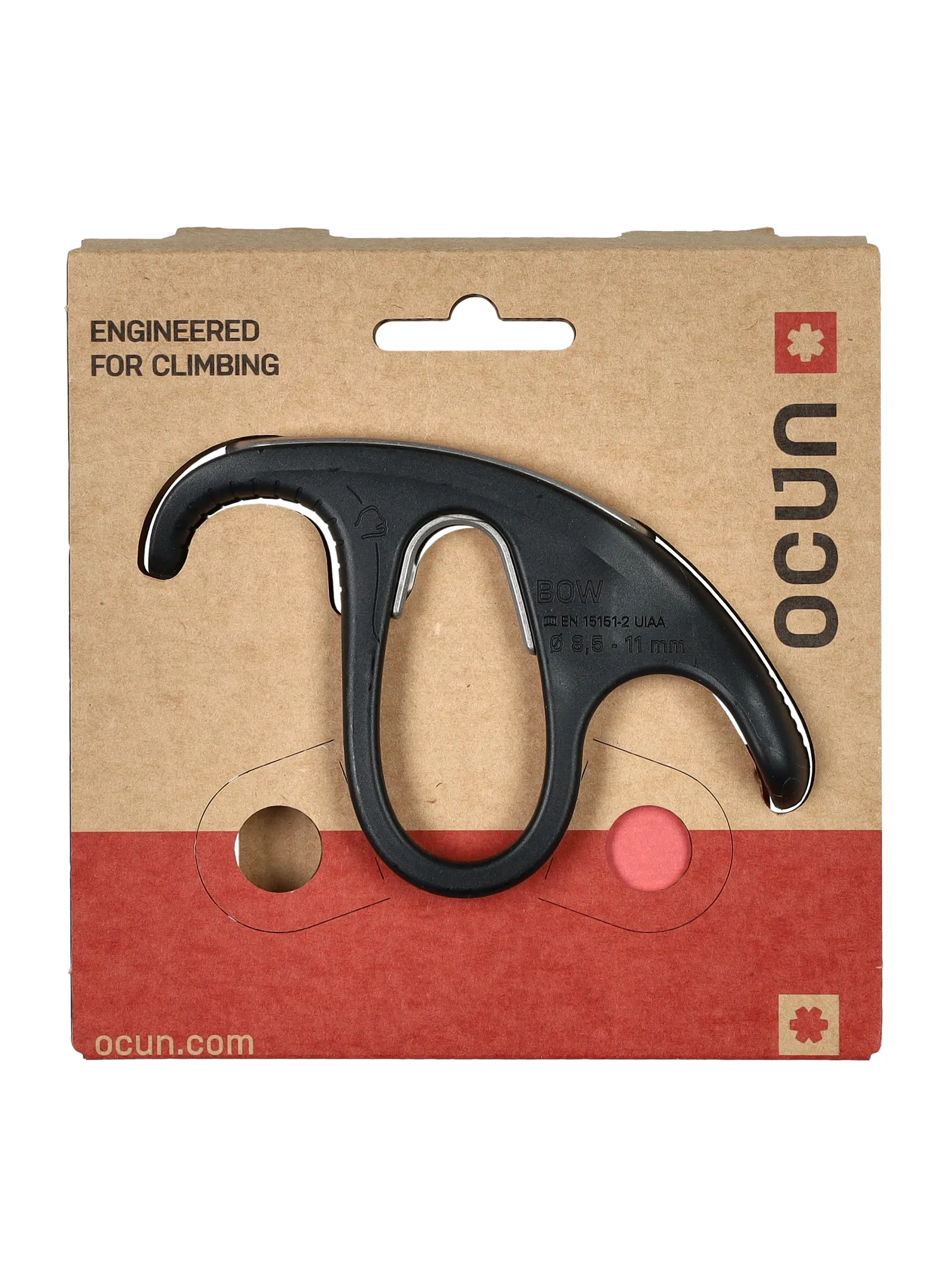 Jistící pomůcka Ocun Bow - black