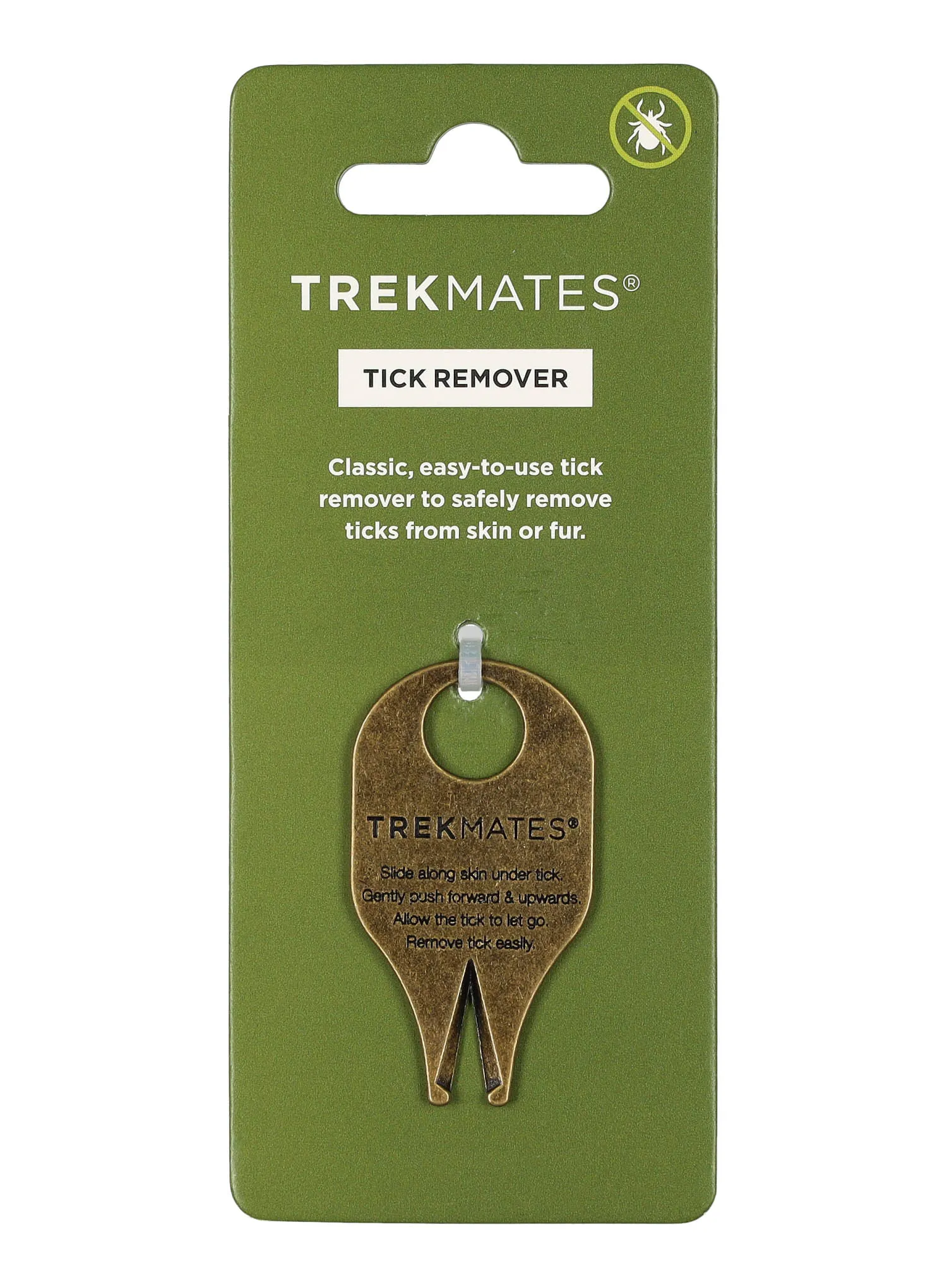 Odstraňovač klíšťat Trekmates Tick Remover - brass