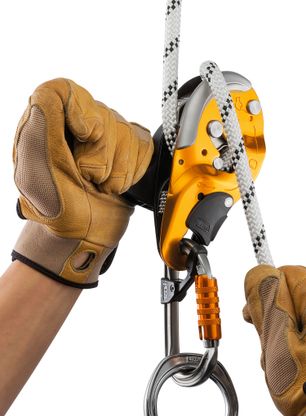 Samoblokovací slaňovací zařízení Petzl ID S - yellow