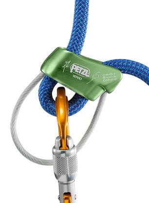 Jistící pomůcka Petzl Verso - green