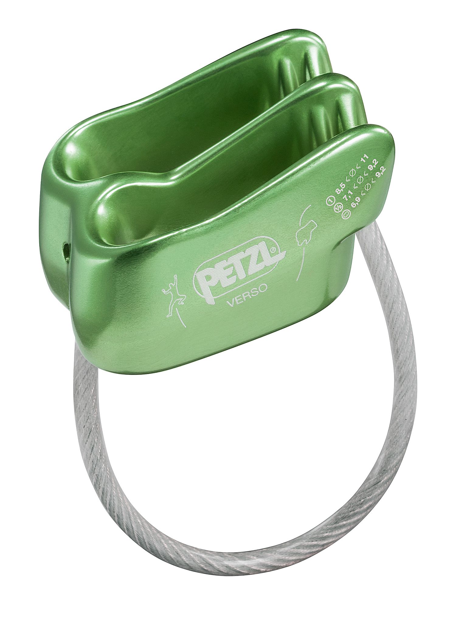 Jistící pomůcka Petzl Verso - green