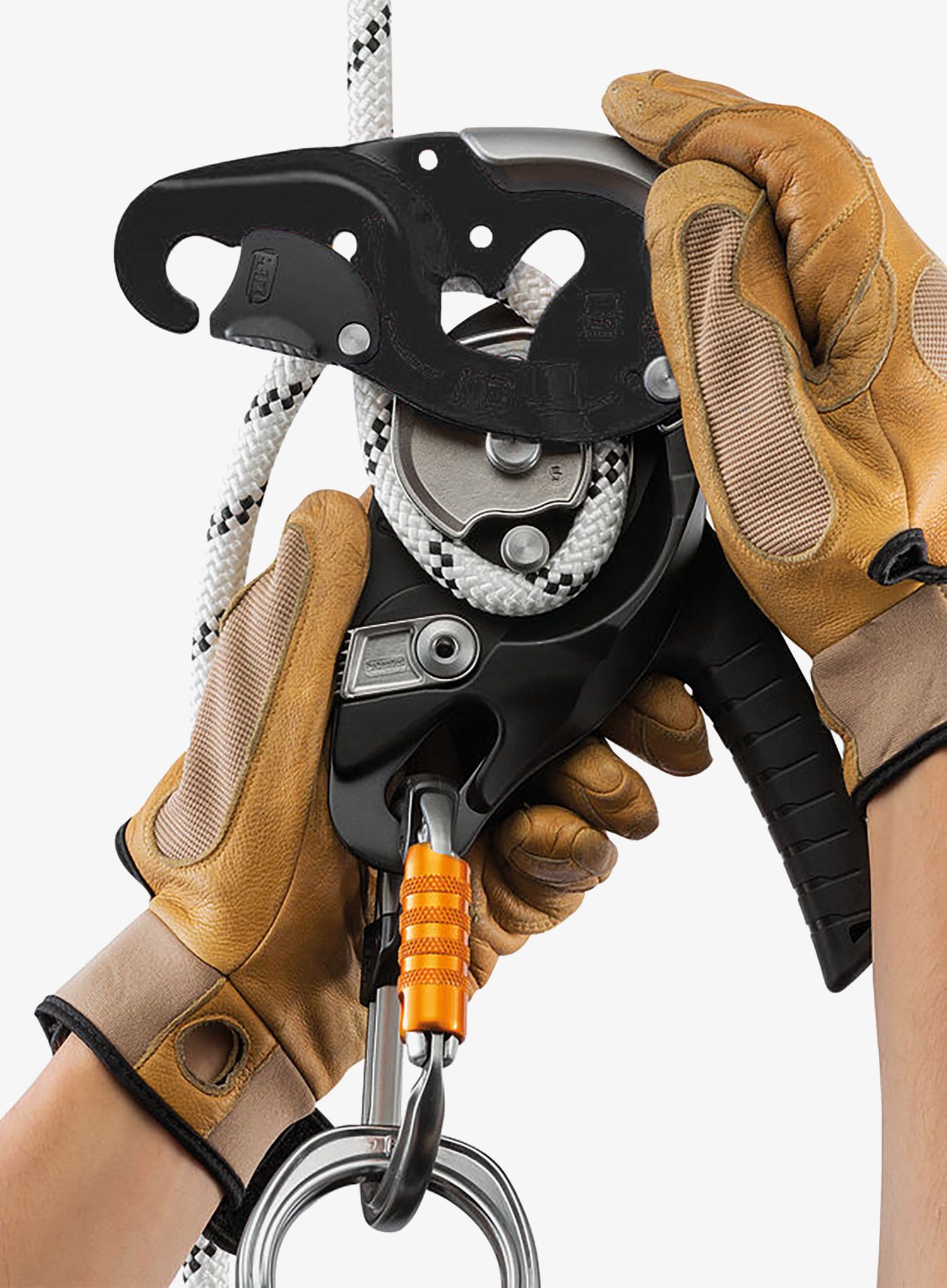 Samoblokovací slaňovací zařízení Petzl ID S - black