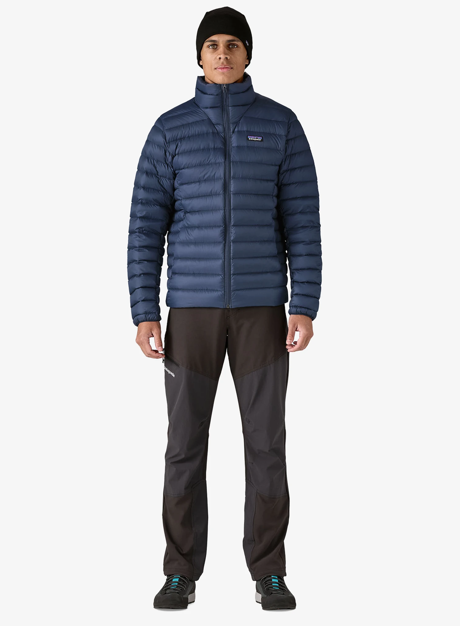 Péřová bunda Patagonia Down Sweater - new navy