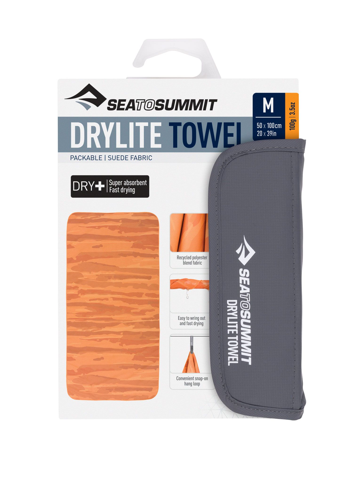 Rychleschnoucí ručník Sea To Summit DryLite Towel M - outback sunset