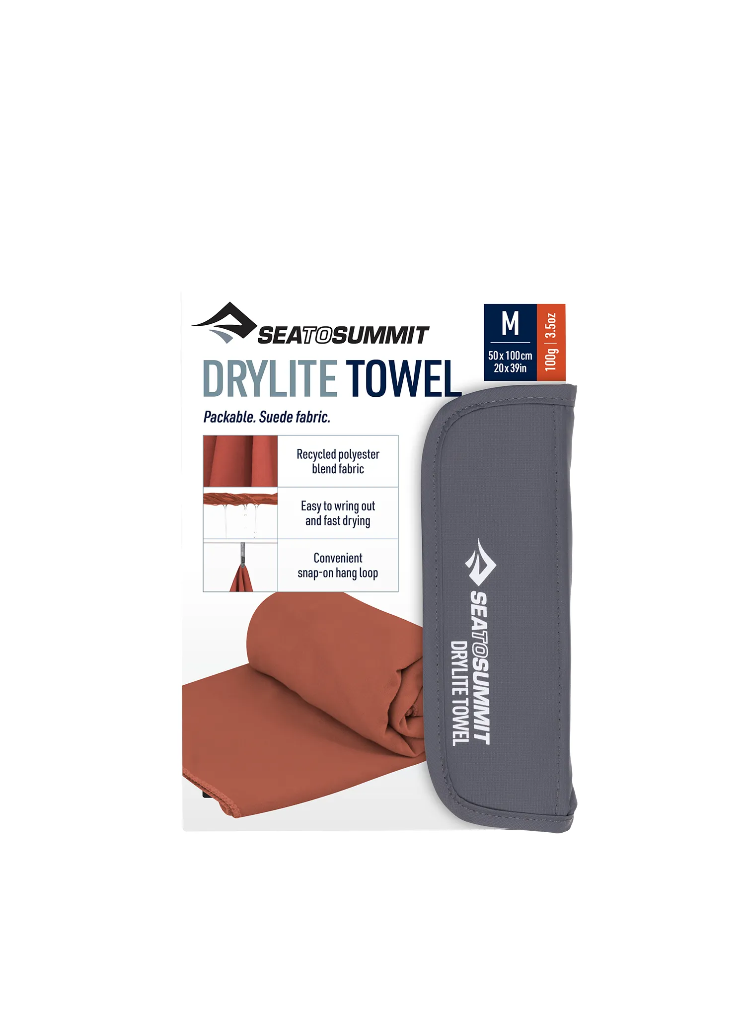 Rychleschnoucí ručník Sea To Summit DryLite Towel M - picante