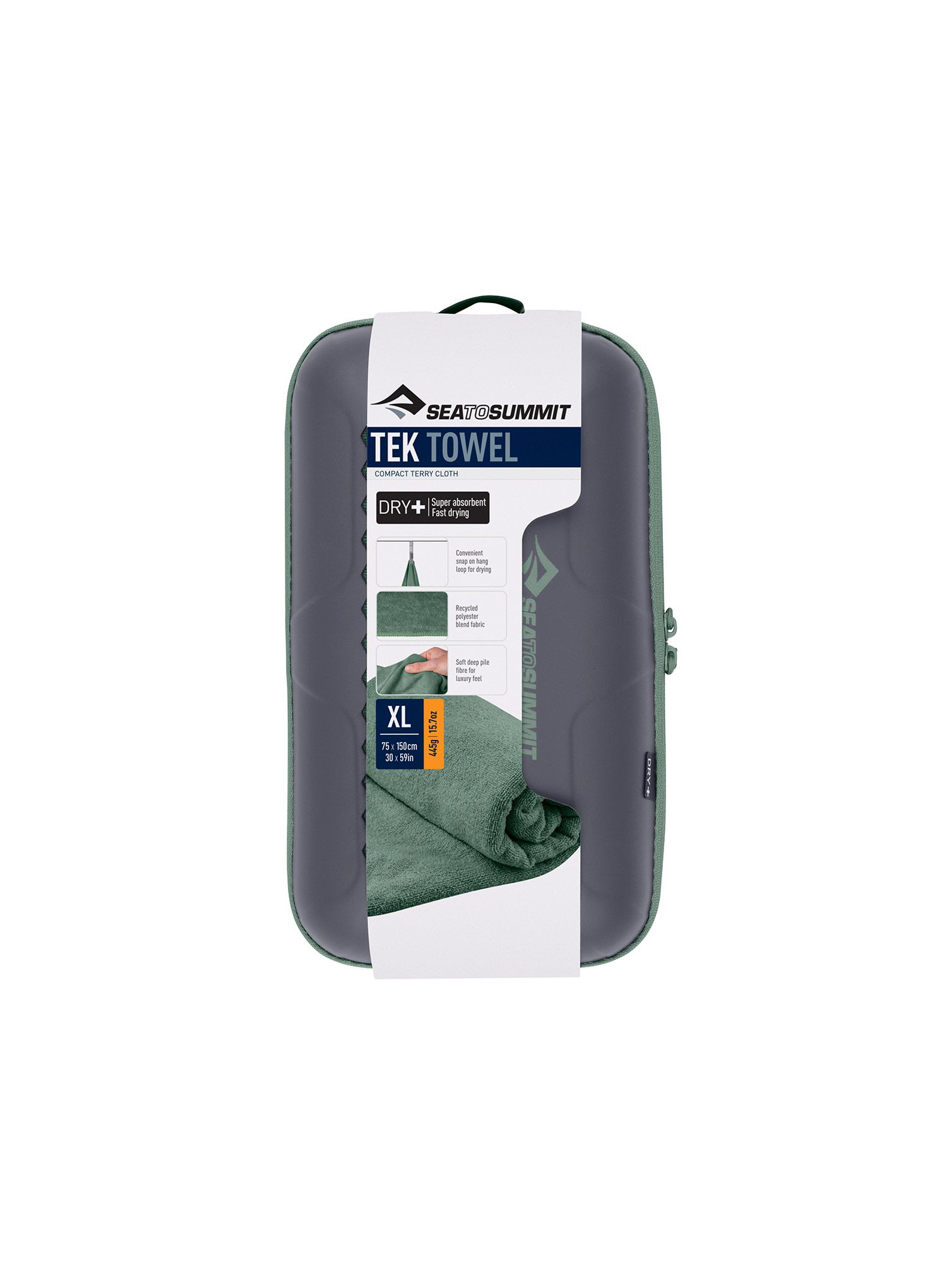 Rychleschnoucí ručník Sea To Summit Tek Towel XL - sage
